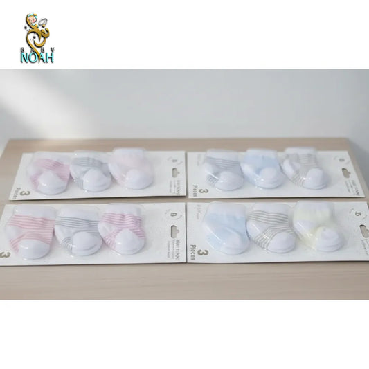 شرابات قطنية للأطفال - الكارت 3 ازواج