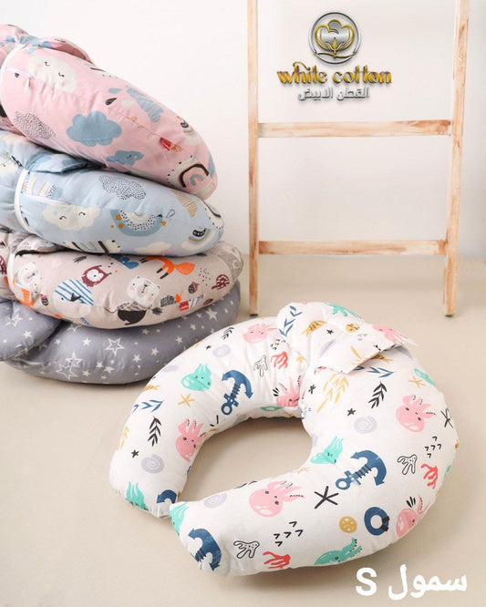مخدة رضاعة مطبعة رسومات ناعمة