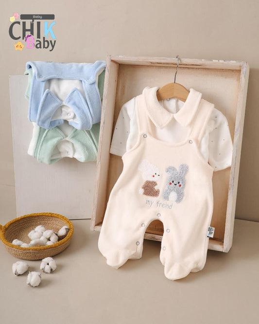 سلوبيت قطعتين قطيفة لوكس